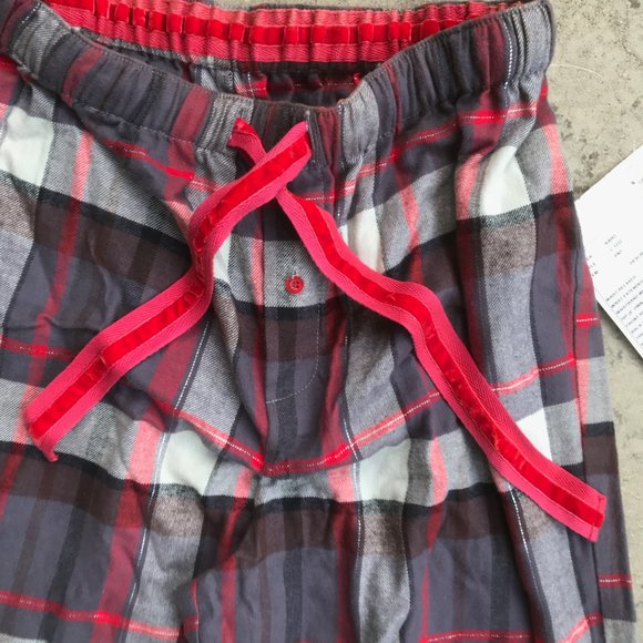 Plaid with Silver Lounge Pants NWOT - Picture 2 of 5
